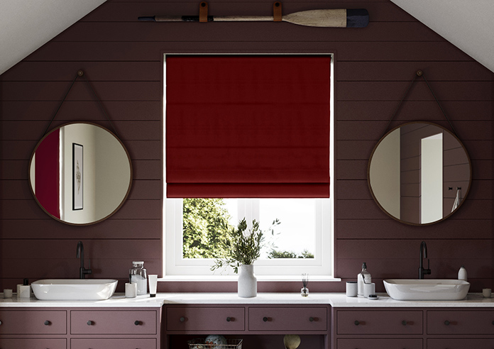 Windermere, Merlot - Roman Blind - Image 3